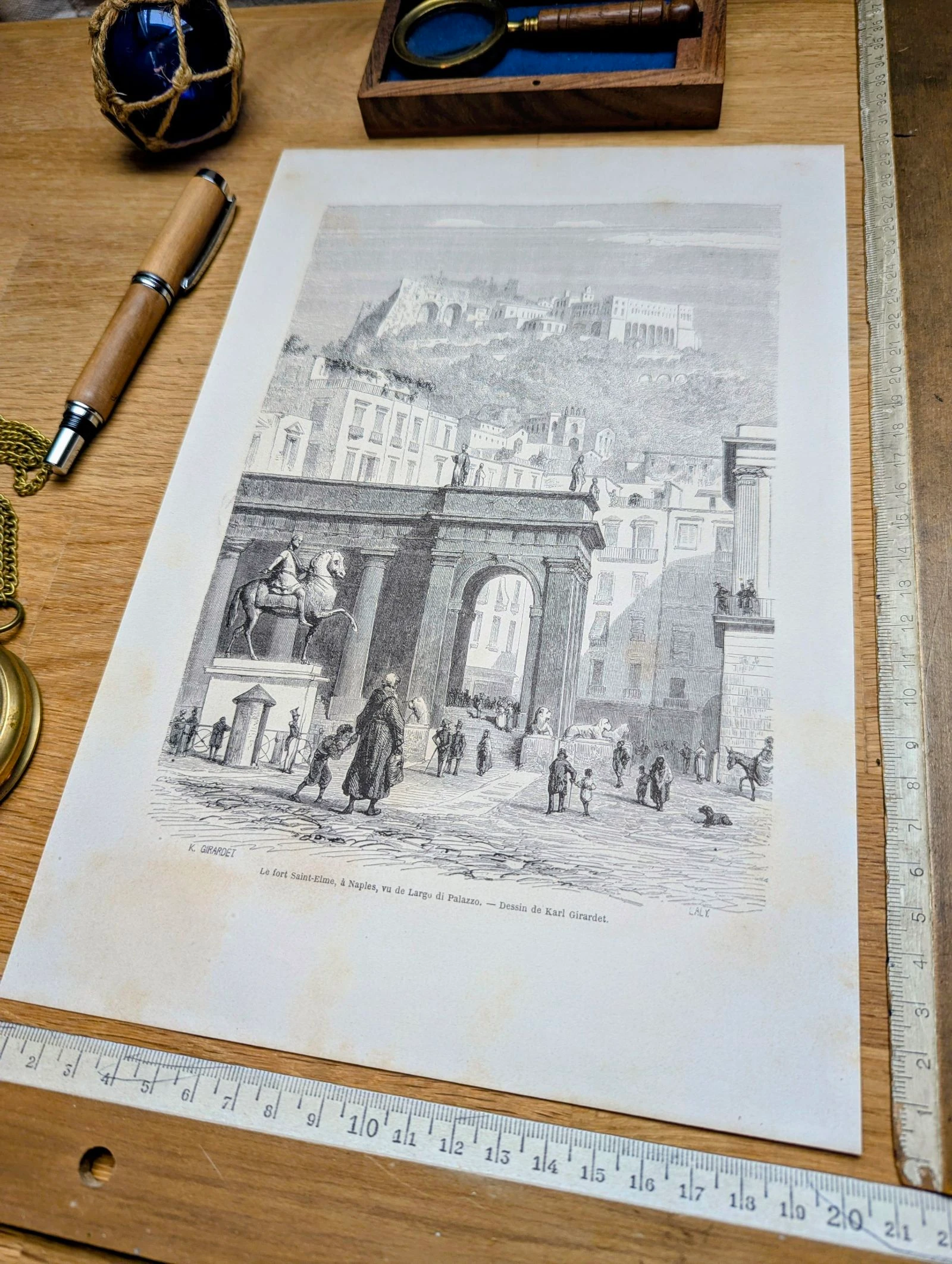 Castel Sant'Elmo, Nápoles. Impresso em 1861. – photo 3
